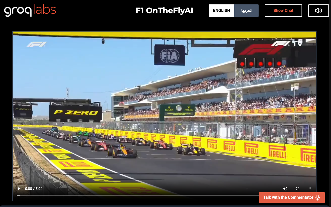 F1 Live Commentary